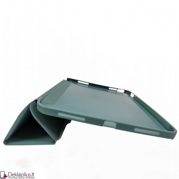 Smart soft dirbtinės odos dėklas - žalias (Apple Ipad 10.9 (2022)-Ipad 11 (2025)